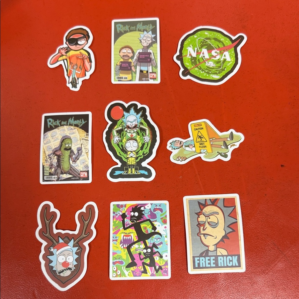 Rick and Morty Sticker Set
